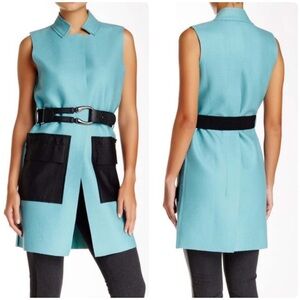 Gracia Longline Belted Vest